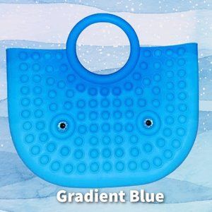 Ladys Girls Popit Hangbag StressToy Pop its Fidget Push it Bubble Sensory BagPop